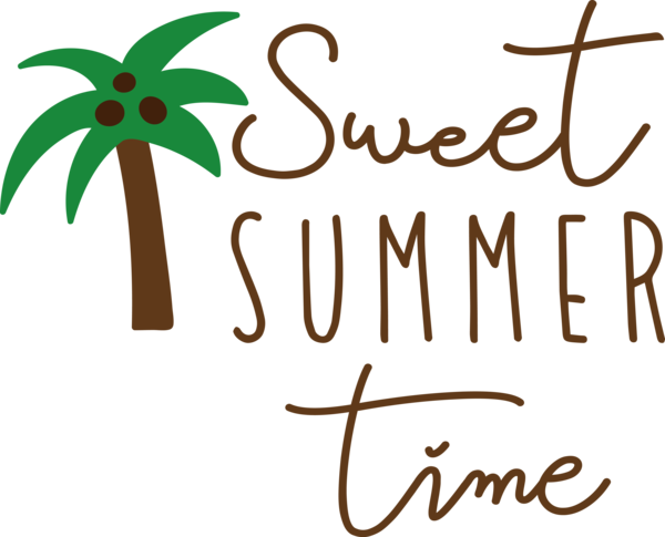 Transparent Summer Day Plant stem Leaf Logo for Sweet Summer for Summer Day