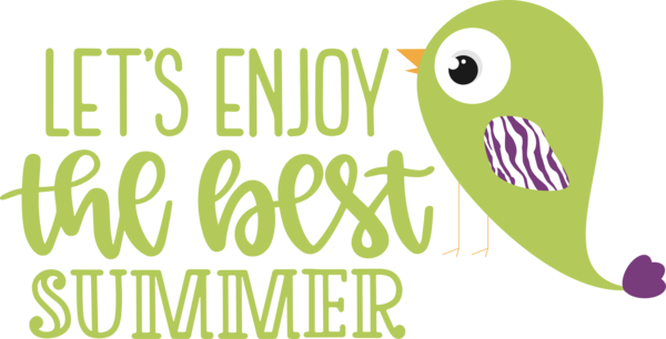 Transparent Summer Day Logo Birds Beak for Best Summer for Summer Day