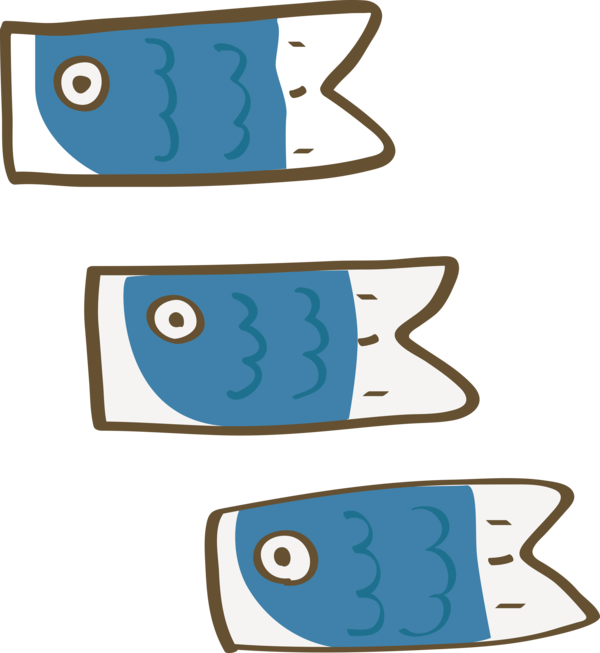 Transparent Dragon Boat Festival Design Logo Fish for Double Fifth Festival for Dragon Boat Festival