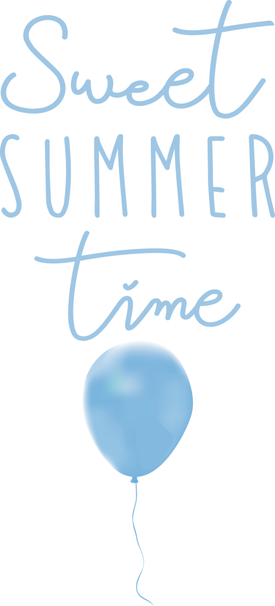 Transparent Summer Day Line Meter Balloon for Sweet Summer for Summer Day
