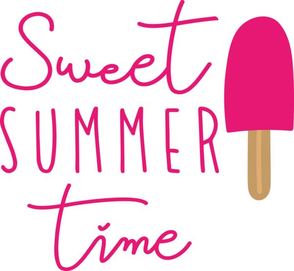 Transparent Summer Day Logo Line Meter for Sweet Summer for Summer Day