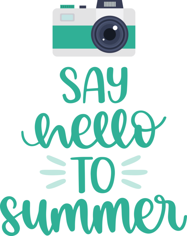 Transparent Summer Day Logo Green Design for Hello Summer for Summer Day