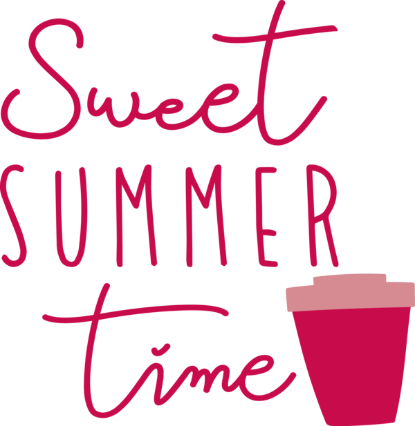 Transparent Summer Day Line art Logo Line for Sweet Summer for Summer Day