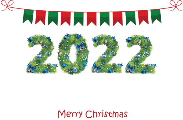 Transparent New Year Font Meter Number for Happy New Year 2022 for New Year