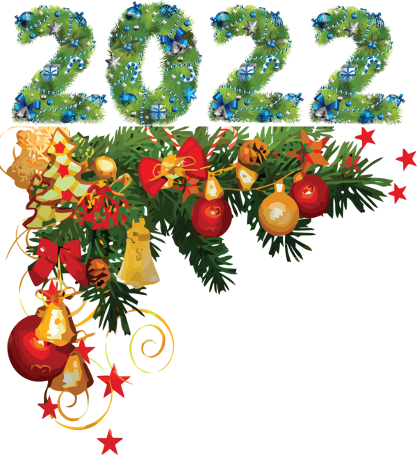 Transparent New Year Christmas Day Bauble Christmas and holiday season for Happy New Year 2022 for New Year