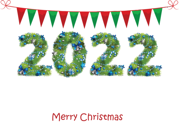 Transparent New Year Font Meter Number for Happy New Year 2022 for New Year
