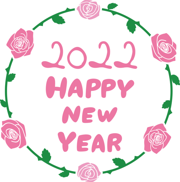 Transparent New Year Drawing Logo traditionally animated film for Happy New Year 2022 for New Year