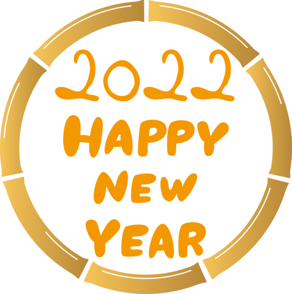 Transparent New Year Logo Commodity Produce for Happy New Year 2022 for New Year