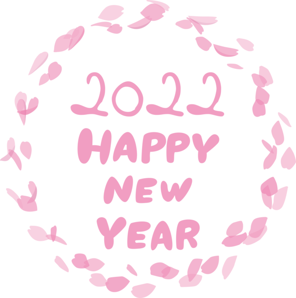 Transparent New Year Design Point Heart for Happy New Year 2022 for New Year