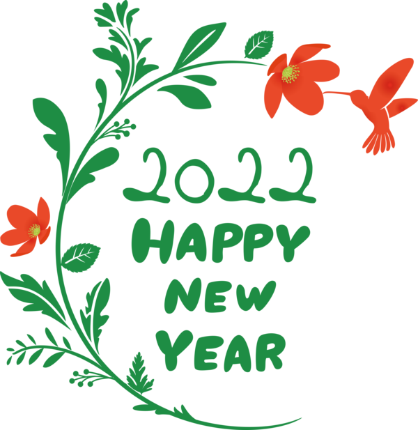 Transparent New Year Ultraviolet for Happy New Year 2022 for New Year