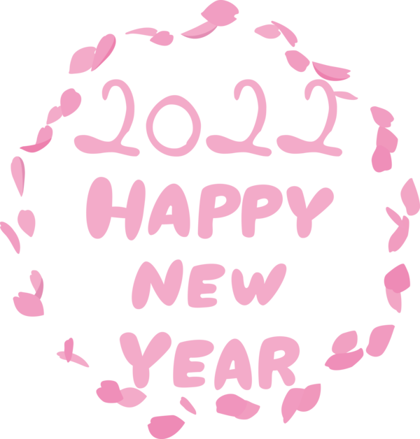 Transparent New Year Design Heart Line for Happy New Year 2022 for New Year