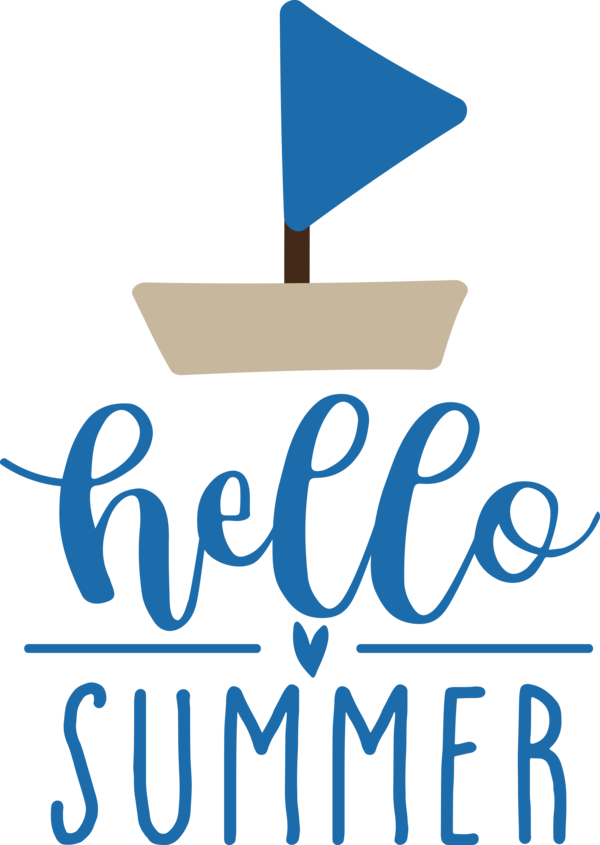 Transparent Summer Day Line Meter Design for Hello Summer for Summer Day