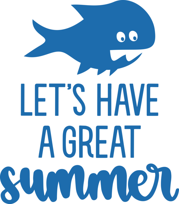 Transparent Summer Day Logo Fish Meter for Summer Fun for Summer Day