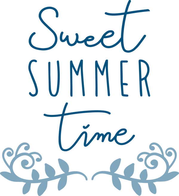 Transparent Summer Day Design Drawing Logo for Sweet Summer for Summer Day
