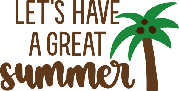 Transparent Summer Day Logo Cartoon Flower for Summer Fun for Summer Day