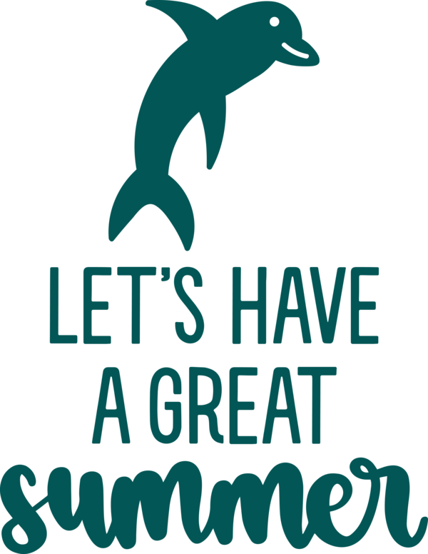 Transparent Summer Day Dolphin Logo Porpoises for Summer Fun for Summer Day