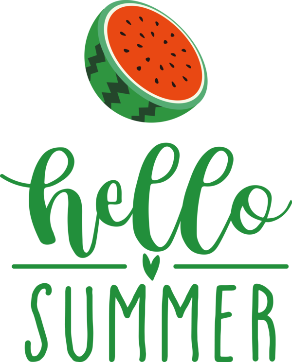 Transparent Summer Day Logo Design Produce for Hello Summer for Summer Day