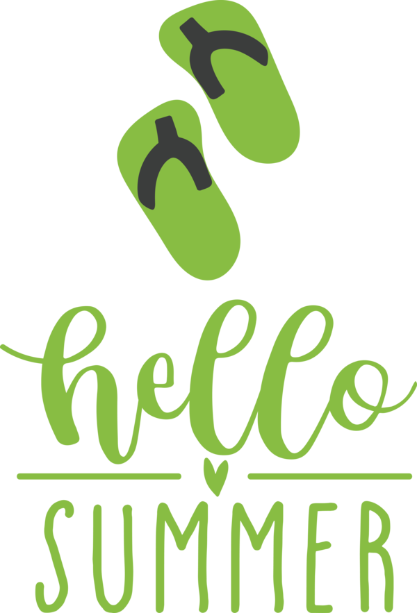 Transparent Summer Day Logo Leaf Green for Hello Summer for Summer Day