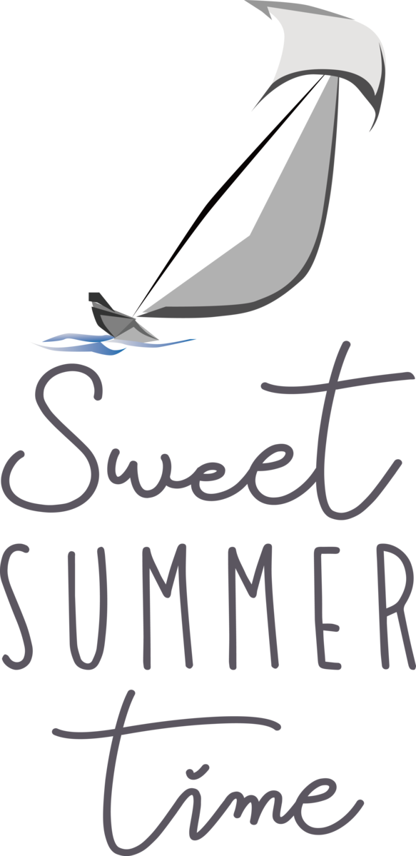 Transparent Summer Day Calligraphy Logo Handwriting for Sweet Summer for Summer Day