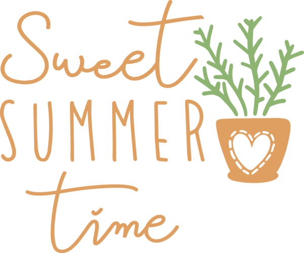 Transparent Summer Day Leaf Logo Calligraphy for Sweet Summer for Summer Day