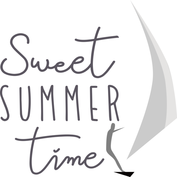 Transparent Summer Day Calligraphy Logo Font for Sweet Summer for Summer Day