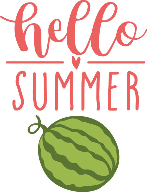 Transparent Summer Day Flower Superfood Logo for Hello Summer for Summer Day