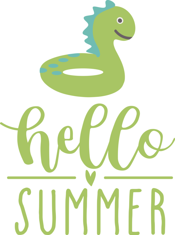 Transparent Summer Day Cartoon Logo Meter for Hello Summer for Summer Day