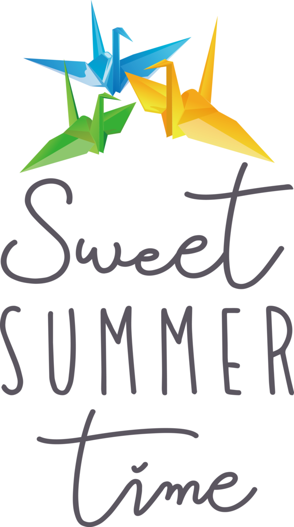 Transparent Summer Day Logo Calligraphy Symbol for Sweet Summer for Summer Day
