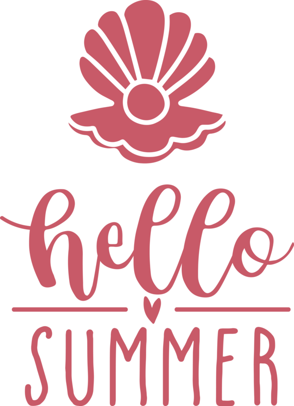 Transparent Summer Day Flower Logo Gin for Hello Summer for Summer Day
