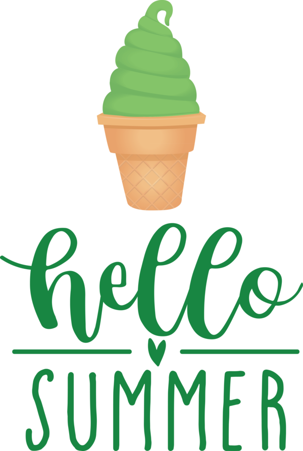 Transparent Summer Day Logo Design Green for Hello Summer for Summer Day