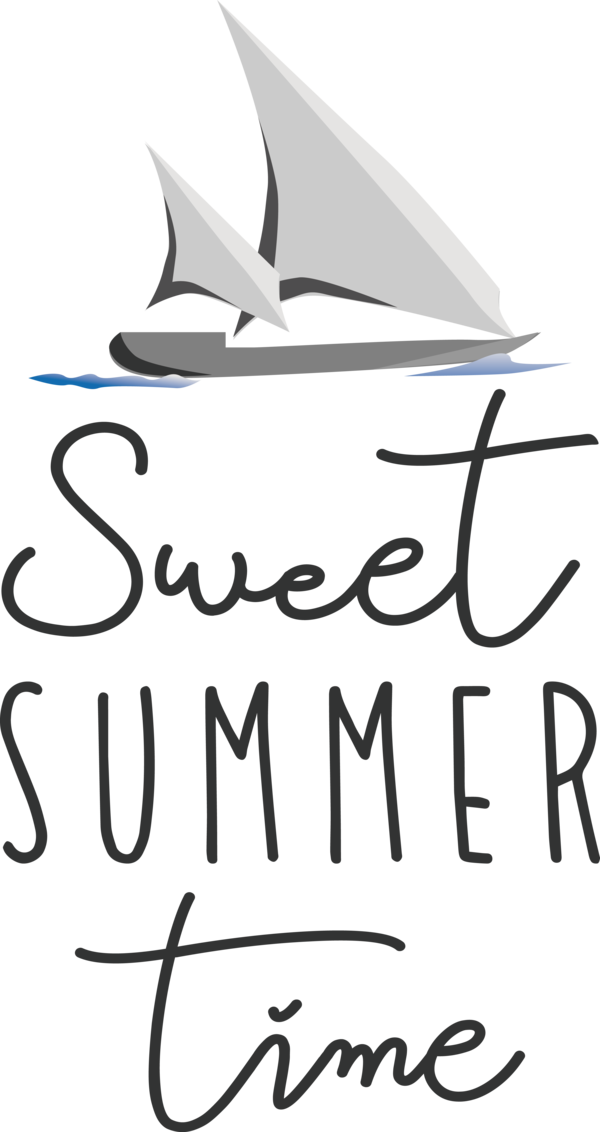Transparent Summer Day Line art Logo Design for Sweet Summer for Summer Day