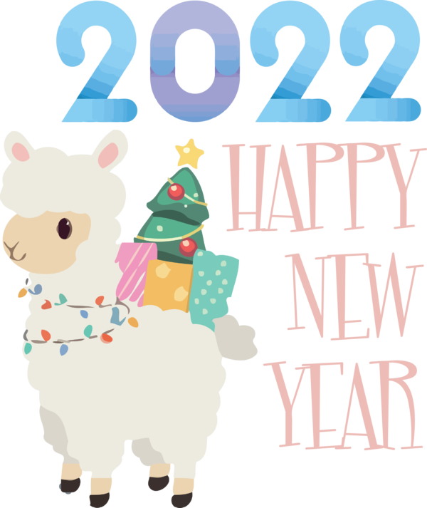 Transparent New Year Design Christmas Day Christmas decoration for Happy New Year 2022 for New Year