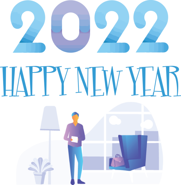 Transparent New Year Logo Design Organization for Happy New Year 2022 for New Year