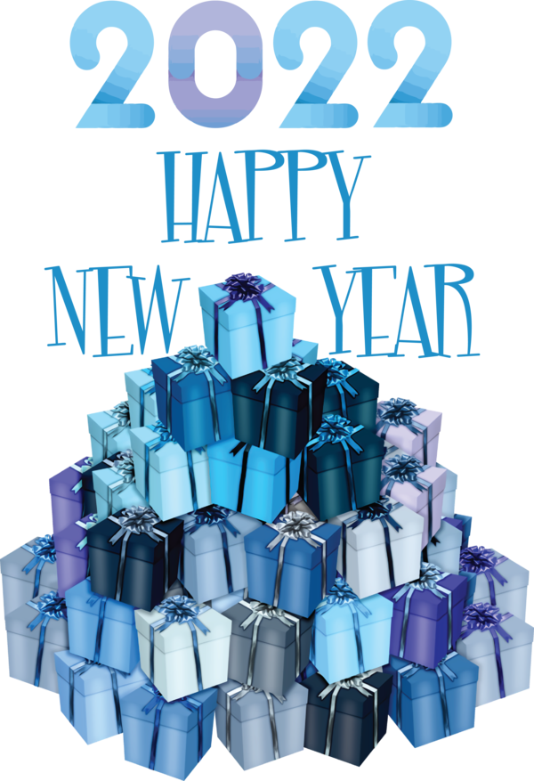 Transparent New Year Data Christmas Day Blue for Happy New Year 2022 for New Year