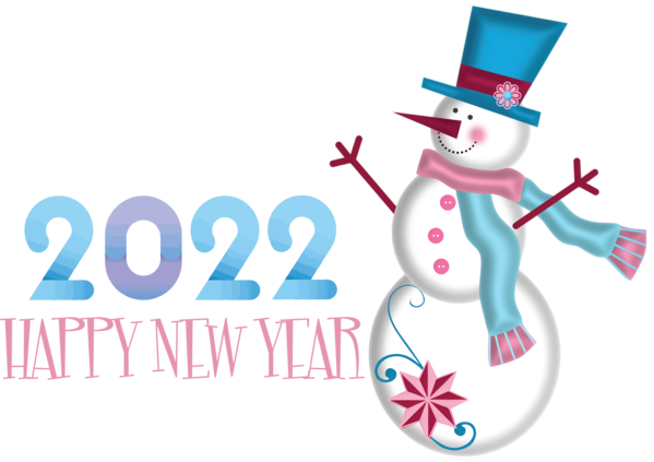 Transparent New Year Snowman Transparency Yeti for Happy New Year 2022 for New Year