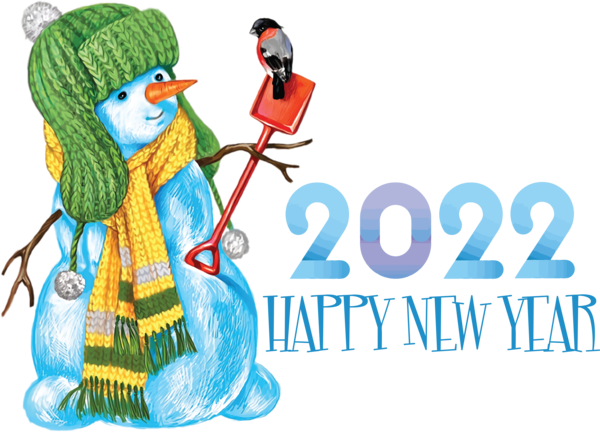 Transparent New Year Snowman Christmas Day Frosty the Snowman for Happy New Year 2022 for New Year