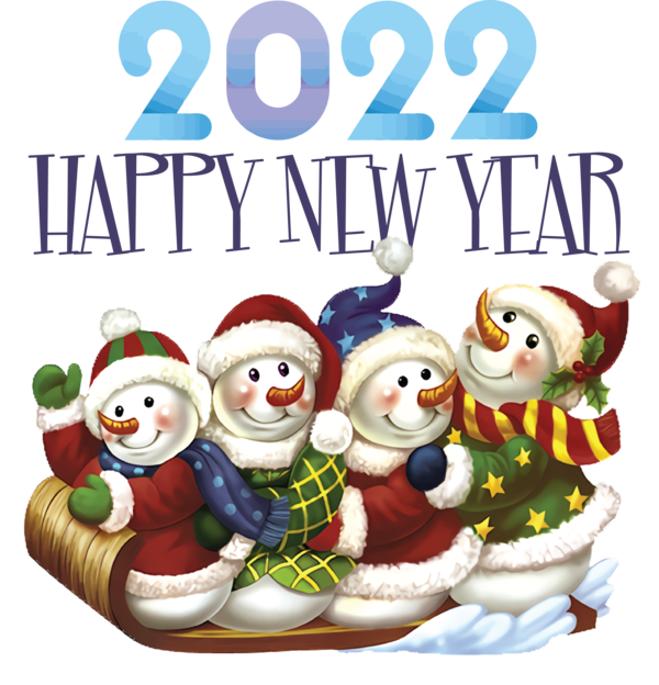 Transparent New Year Cartoon Internet meme Line art for Happy New Year 2022 for New Year
