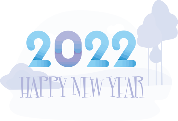 Transparent New Year Logo Font Meter for Happy New Year 2022 for New Year