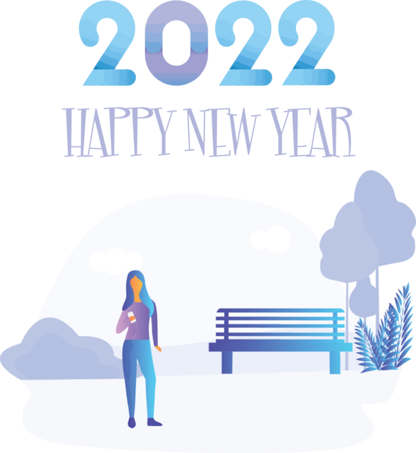 Transparent New Year Logo Online advertising Design for Happy New Year 2022 for New Year