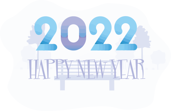 Transparent New Year Logo Font Meter for Happy New Year 2022 for New Year