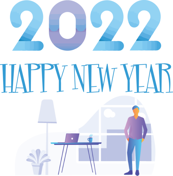 Transparent New Year Logo Design Business for Happy New Year 2022 for New Year