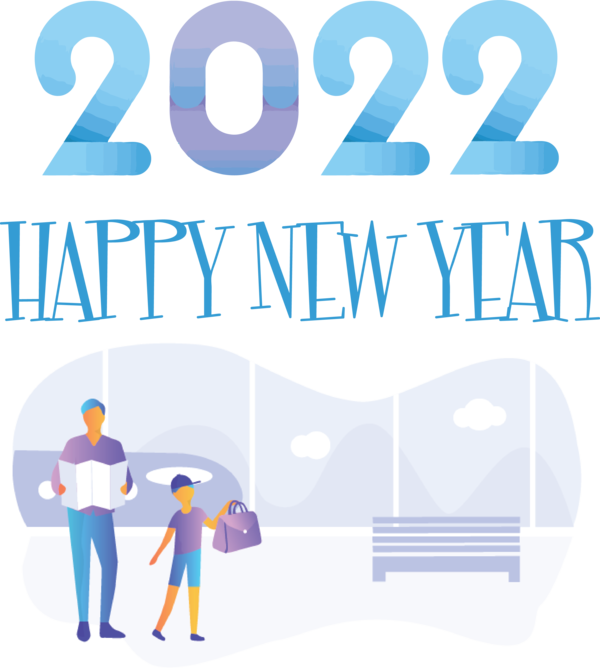 Transparent New Year Logo Public Relations Organization for Happy New Year 2022 for New Year