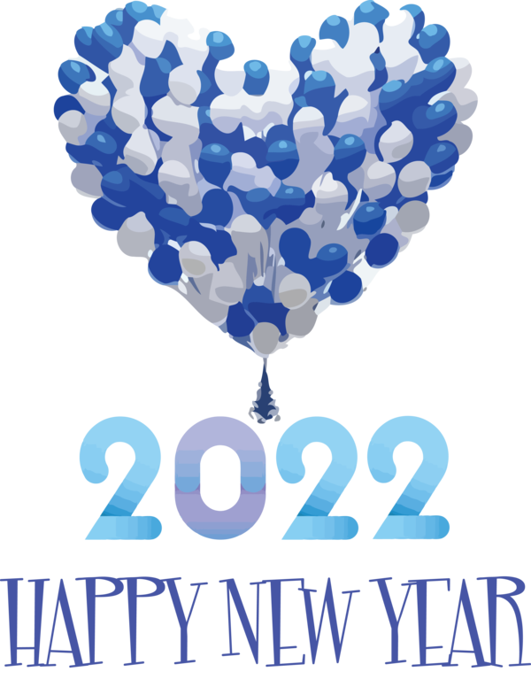 Transparent New Year Design for Happy New Year 2022 for New Year
