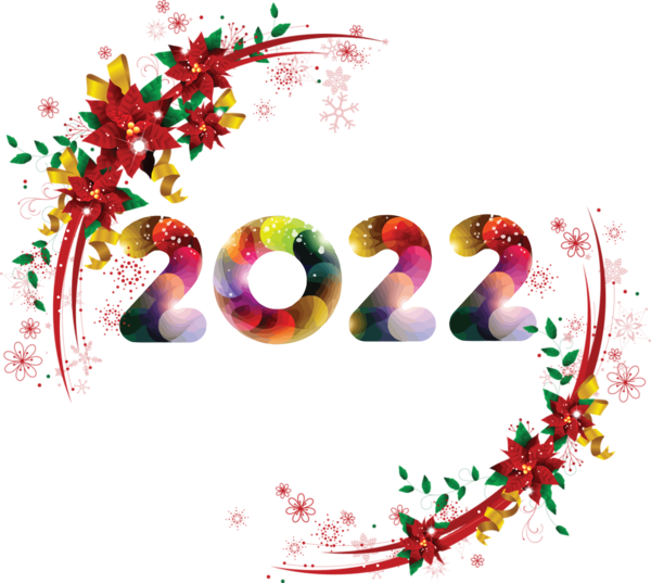 Transparent New Year Christmas Day Picture Frame Design for Happy New Year 2022 for New Year