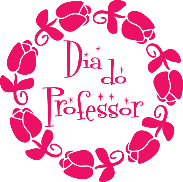 Transparent World Teachers Day Floral design Line Meter for Dia do Professor for World Teachers Day