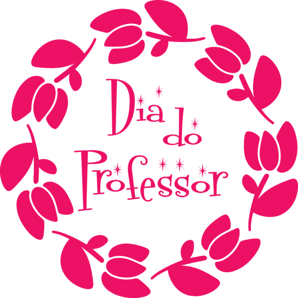 Transparent World Teachers Day Floral design Design Valentine's Day for Dia do Professor for World Teachers Day