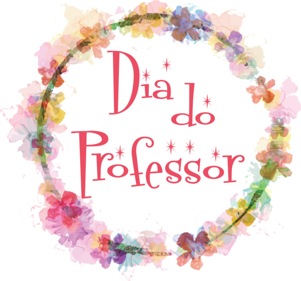 Transparent World Teachers Day Floral design 花香楽（かから） for Dia do Professor for World Teachers Day