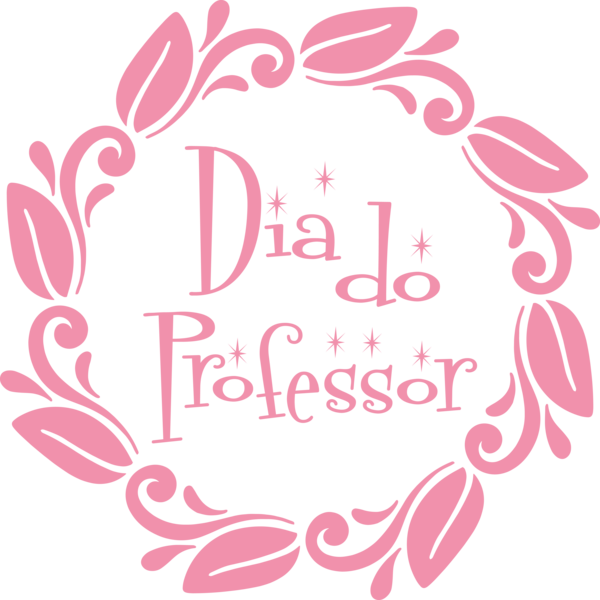 Transparent World Teachers Day Floral design Design Sticker for Dia do Professor for World Teachers Day