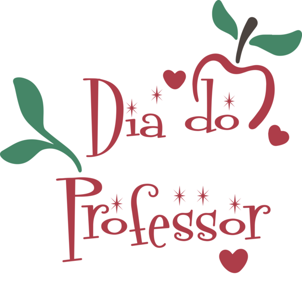 Transparent World Teachers Day Floral design Logo Valentine's Day for Dia do Professor for World Teachers Day