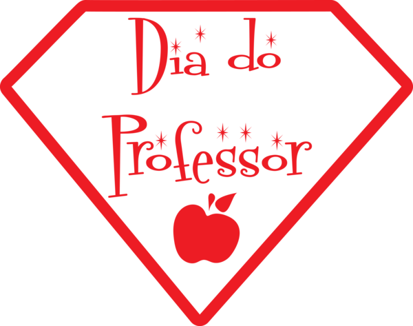 Transparent World Teachers Day Logo Valentine's Day Line for Dia do Professor for World Teachers Day